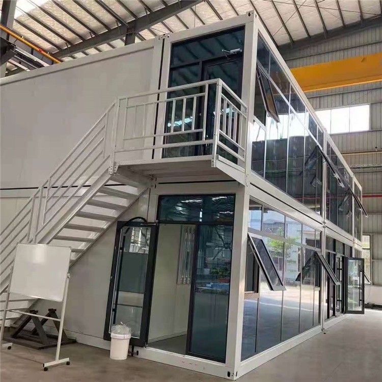 外置楼梯打包箱房
