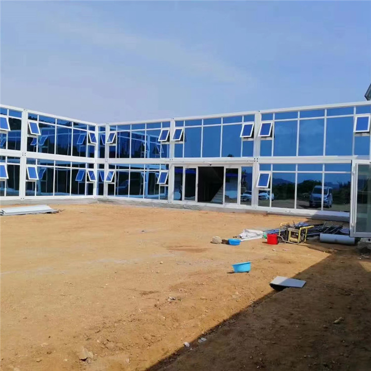 玻璃幕墙打包箱房