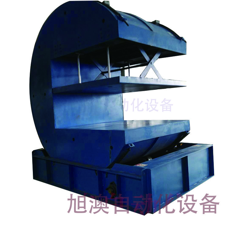 旭澳自动化全自动180度O型在线翻转机 C型板材翻转机