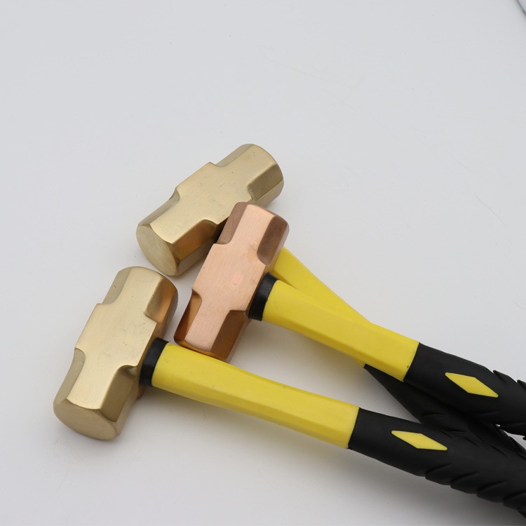 防爆八角锤 无火花紫铜黄铜大锤小锤 防爆工具 塑柄八角锤