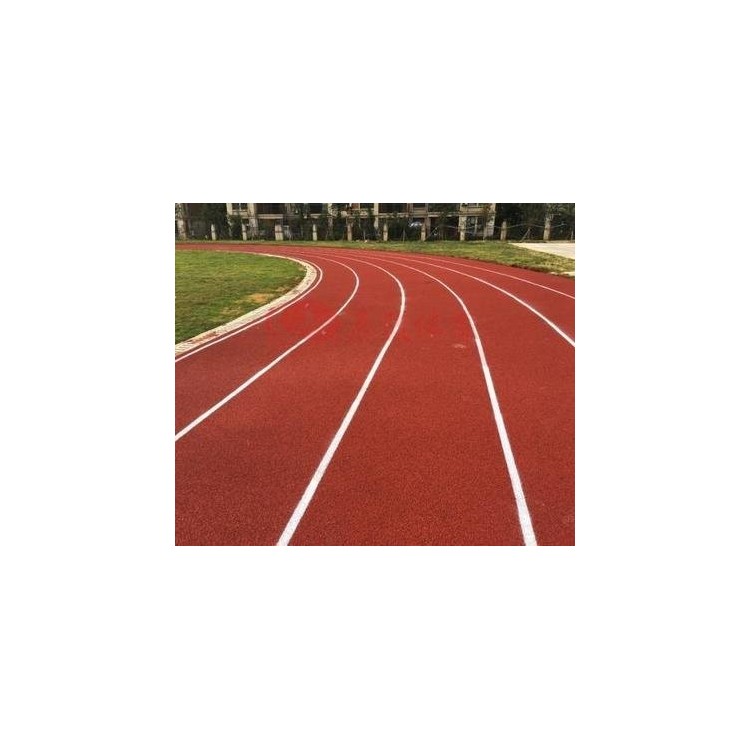 现货供应混合型塑胶跑道 厂家现场施工图2