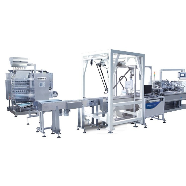 全自动四边封袋装盒自