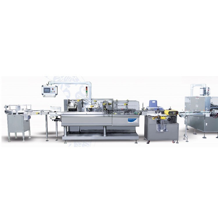 全自动瓶装（装盒/贴角标/三维）包装生产线