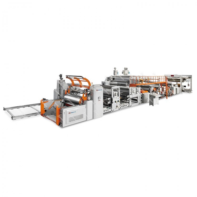 WSFM1100-2000B型全自动高速绿色环保双面淋膜机