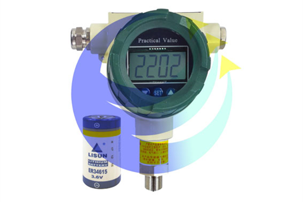 电池供电现场压力显示仪表